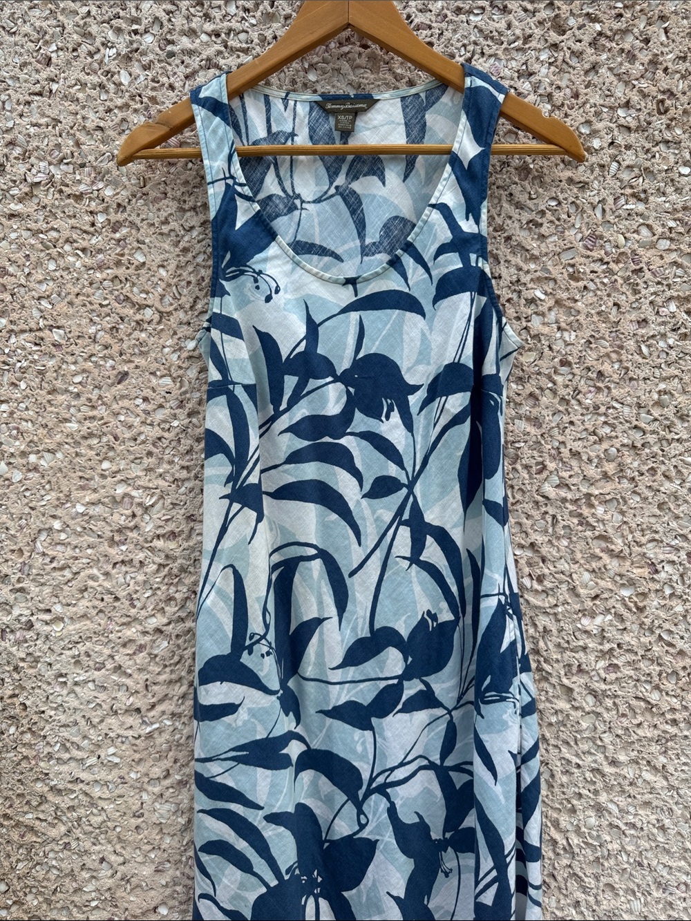 Tommy Bahama Breezy Leaf Linen Dress